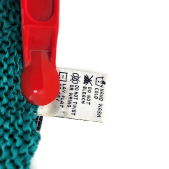 Lemon Grass Womens Tank Top Turquoise Green Heathered Sleeveless Scoop Neck M - Picture 10 of 11